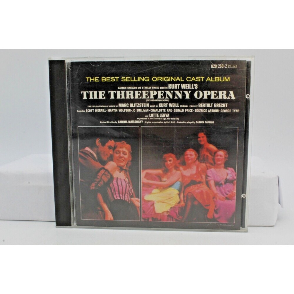 Kurt Weill's The Threepenny Opera Original 1954 Cast CD Merril Wolfson